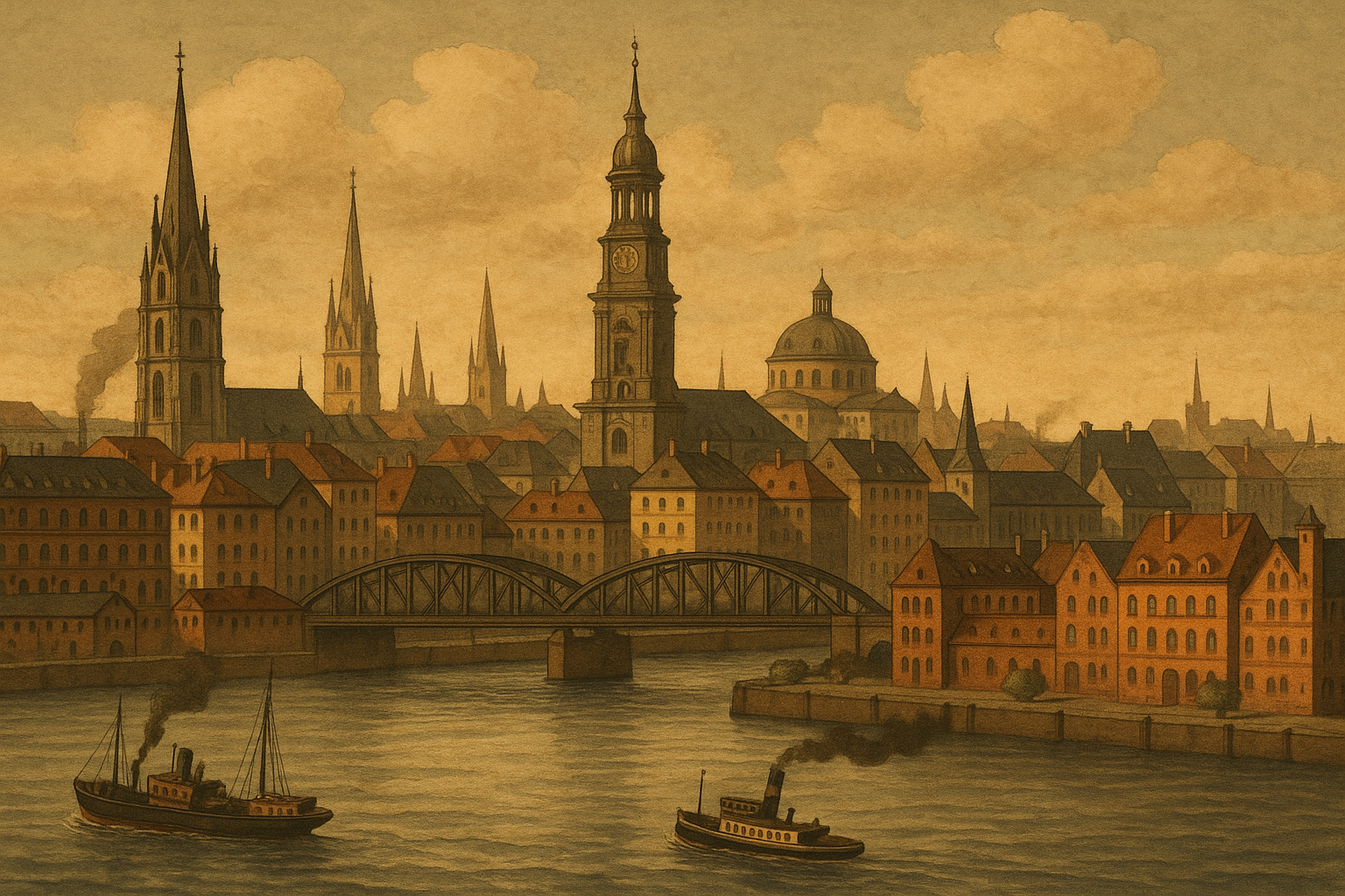 Hamburg cityscape